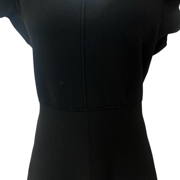 VICTORIA BECKHAM FOR TARGET COLLAB  RUFFLE SLEEVE A LINE MINI DRESS BLK LG - Picture 3 of 13
